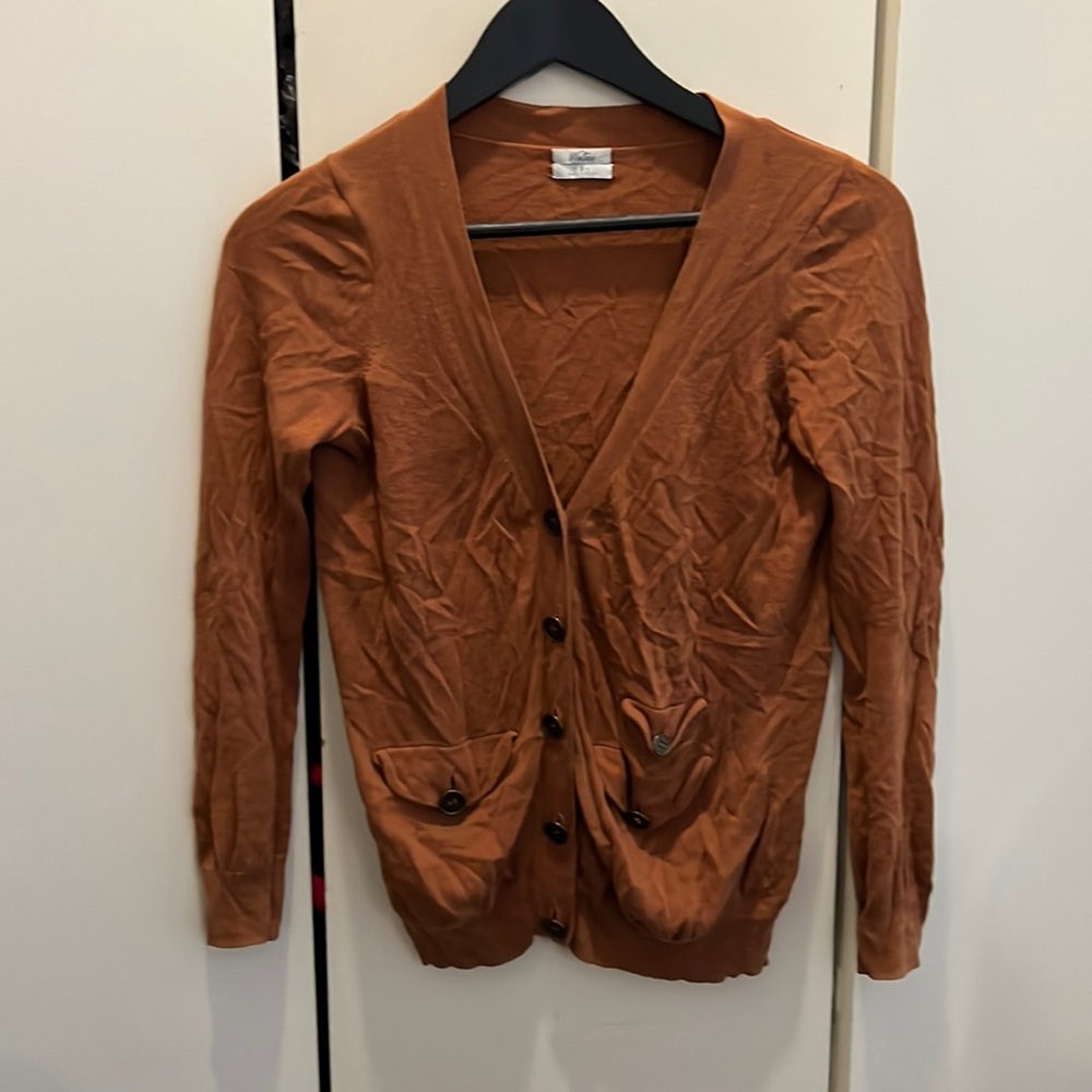 Madewell Brown Wallace Cardigan Small